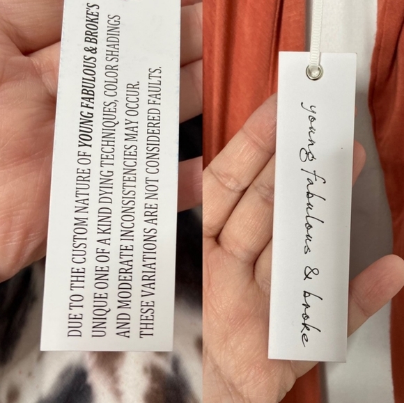 Young Fabulous & Broke Bennet Tie Dye Maxi Dress NWT - Picture 4 of 13